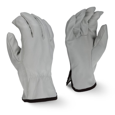Radians Leather Drivers Gloves, Leather, Gray, 2XL 1 PR RWG4720XXL